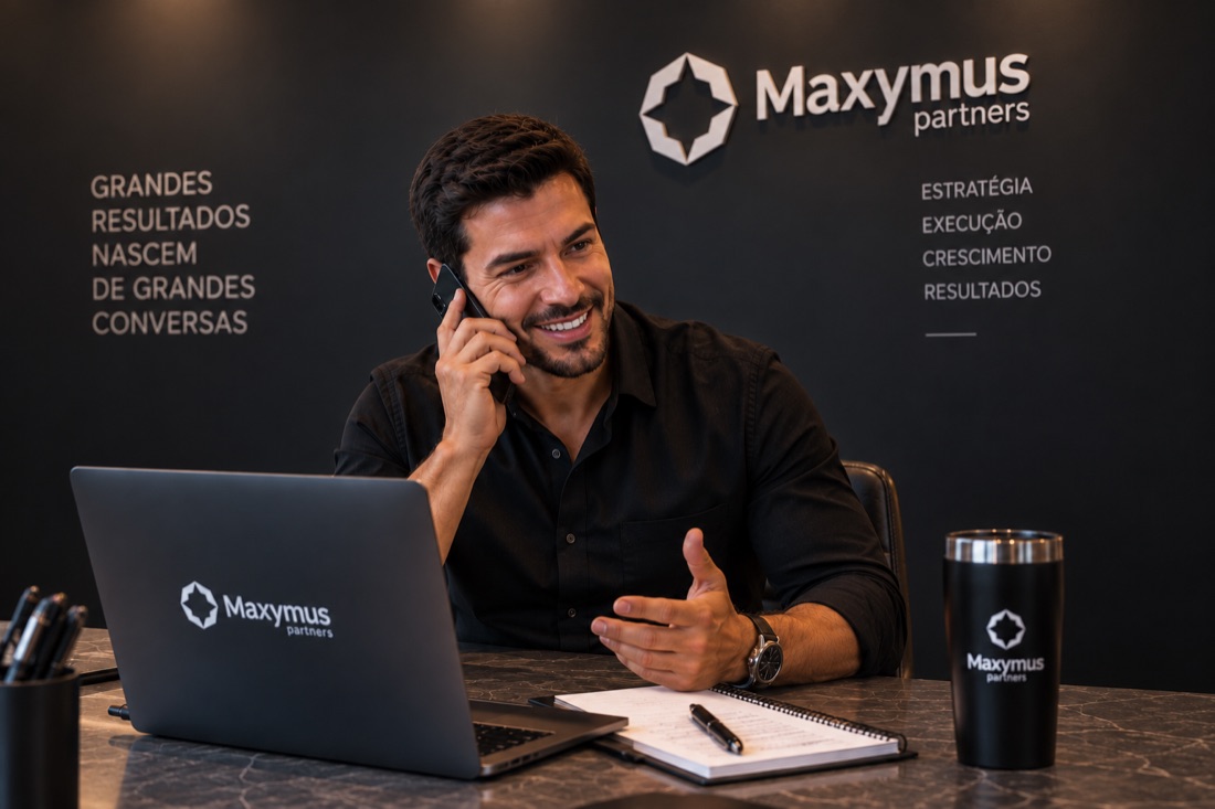 Franqueado Maxymus Partner operando de seu escritório