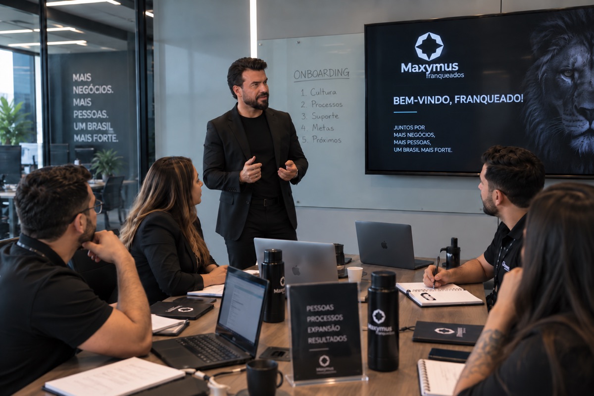 Treinamento de novos franqueados Maxymus Partner